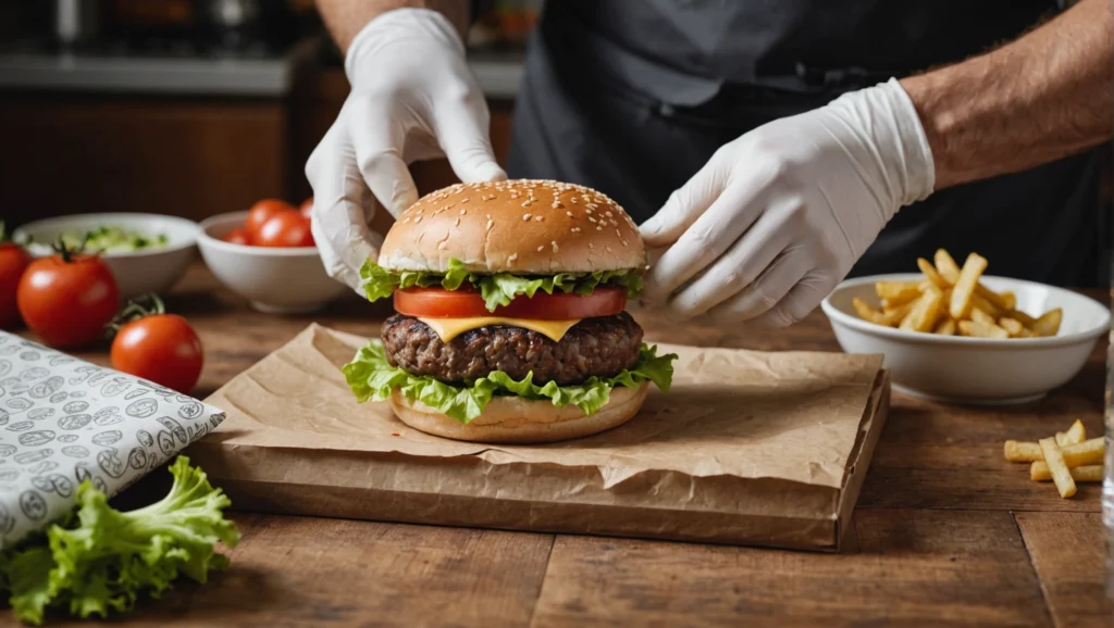 emballage hamburger personnalisé