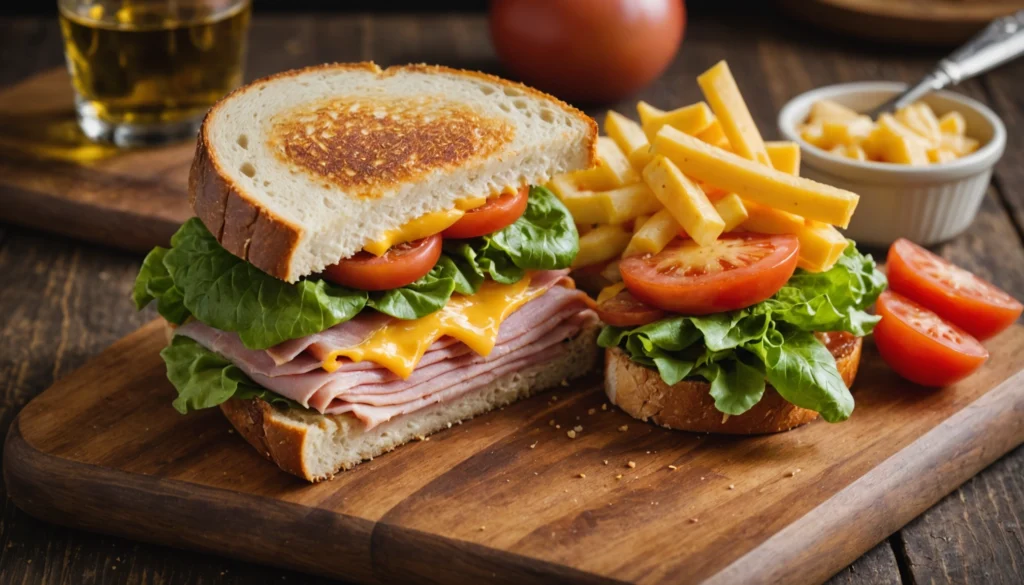sandwich jambon cheddar