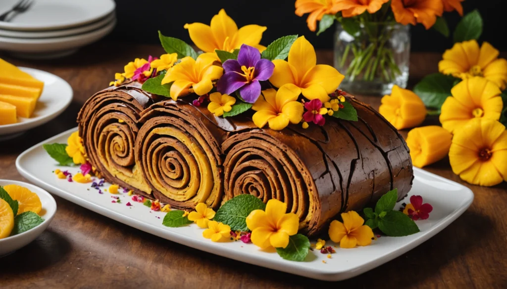 bûche mangue passion