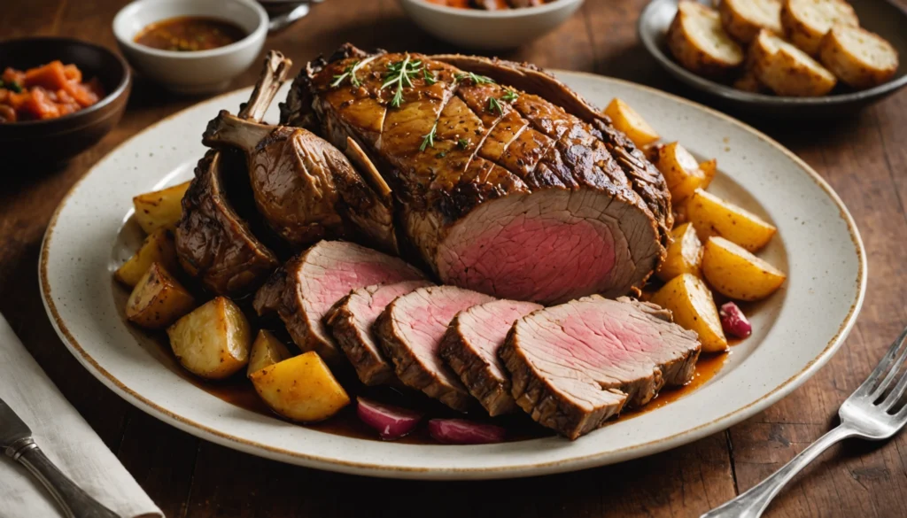 cuisson du roti d'agneau
