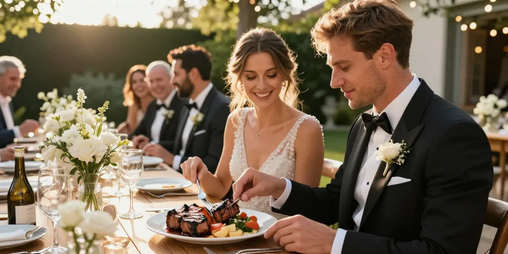 barbecue pour un mariage